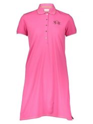 La Martina Sukienka polo w kolorze różowym rozmiar: XS. Różowe sukienki La Martina, xs, bez wzorów, bez kołnierzyka, bez ramiączek, mini. Za 177.94 zł.