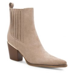 Botki Jenny Fairy. Brązowe botki Jenny Fairy, bez wzorów, bez obcasa, na słupku, bez zapięcia. Za 83.99 zł.