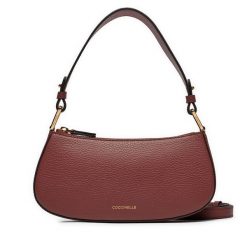 Torebka Coccinelle. Brązowe listonoszki Coccinelle, bez wzorów, bez dodatków. Za 679.99 zł.