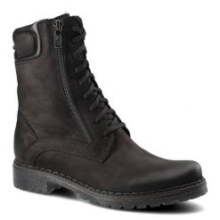 Czarne Botki Simen Damskie Wygodne Buty Zimowe. Czarne botki Simen, bez wzorów, z nubiku, bez obcasa, na obcasie, bez zapięcia. Za 339.00 zł.