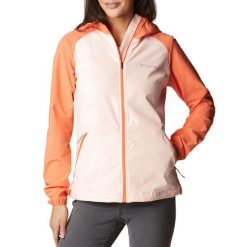 Kurtka softshell damska Columbia Heather Canyon. Brązowe kurtki przejściowe sportowe Columbia, xs, bez wzorów, z softshellu, bez kaptura, trekkingowe. Za 199.99 zł.