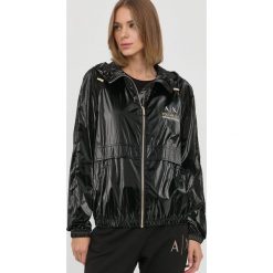 Armani Exchange kurtka damska kolor czarny przejściowa. Czarne kurtki Armani Exchange, m, bez wzorów, z materiału, bez kaptura. W wyprzedaży za 549.99 zł.