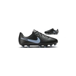 Buty piłkarskie Nike Tiempo Legend 10 Club Mg Jr. Czarne buty treningowe Nike, bez wzorów, bez zapięcia, do piłki nożnej. Za 180.99 zł.