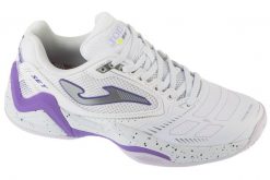 Buty do tenisa damskie, Set Lady 25 TSELW. Białe buty treningowe Joma, bez wzorów, z materiału, przed kostkę, bez zapięcia, tenisowe. Za 239.99 zł.