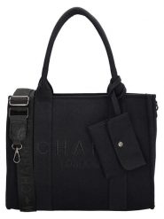 Charm Torebka w kolorze czarnym - 34 x 27 x 15 cm rozmiar: onesize. Czarne torebki klasyczne Charm, bez wzorów, z materiału, na ramię, bez dodatków. Za 179.22 zł.