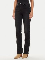 Liu Jo Jeansy UF4063 DS615 Czarny Straight Fit. Czarne jeansy Liu Jo, bez wzorów, z bawełny. Za 259.99 zł.
