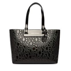 Torebka Armani Exchange. Czarne torebki klasyczne Armani Exchange, bez wzorów, klasyczne, bez dodatków. Za 569.99 zł.