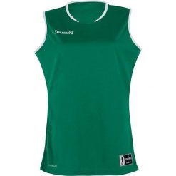 Koszulka Spalding Move. Zielone t-shirty sportowe spalding, bez wzorów, z jersey, bez ramiączek. Za 122.00 zł.
