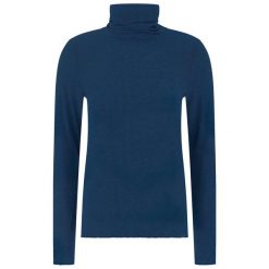 T-Shirt Deha Mieszanka Kaszmiru Wysoki Golf Damskie. Niebieskie swetry Deha, m, bez wzorów, z elastanu, eleganckie, bez ramiączek. Za 300.99 zł.