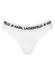 KARL LAGERFELD Stringi A1W47008 Biały. Białe stringi KARL LAGERFELD, bez wzorów, z lyocellu. Za 129.99 zł.