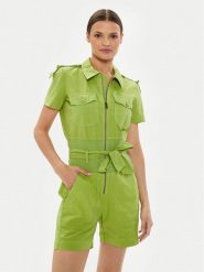 Aeronautica Militare Kombinezon 241TU130DCT3309 Zielony Regular Fit. Zielone sukienki Aeronautica Militare, bez wzorów, z bawełny, bez kołnierzyka, bez ramiączek. Za 1,399.00 zł.