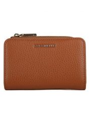 COCCINELLE Skórzany portfel w kolorze jasnobrązowym - 13 x 8 cm rozmiar: onesize. Brązowe portfele Coccinelle, bez wzorów, z materiału. Za 313.27 zł.