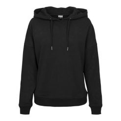 Bluza damska Urban Classic sznurowana. Czarne bluzy Urban Classics, bez wzorów, bez ramiączek, bez kaptura. Za 244.50 zł.