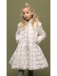 Le Chic Płaszcz pikowany "Belia" w kolorze białym rozmiar: 110. Brązowe płaszcze Le Chic, bez wzorów, bez kaptura. Za 269.75 zł.