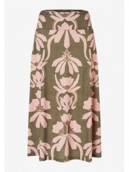 More & More Spódnica w kolorze oliwkowo-jasnoróżowym rozmiar: 34. Brązowe spódnice More & More, na co dzień, bez wzorów, midi, proste. Za 69.99 zł.