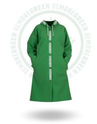 Płaszcz damski BEMOREGREEN 907 wodoochronny. Zielone kurtki przeciwdeszczowe PROS, xs, bez wzorów, z bawełny, bez kaptura. Za 427.00 zł.