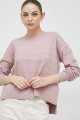 Vero Moda sweter damski kolor różowy lekki. Czerwone swetry Vero Moda, l, bez wzorów, z dzianiny, bez ramiączek. W wyprzedaży za 82.99 zł.