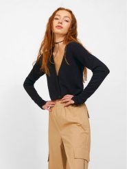 JJXX Kardigan Sabel 12224471 Czarny Regular Fit. Czarne swetry JJXX, xl, bez wzorów, z wiskozy, bez ramiączek. Za 109.99 zł.