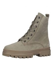 Gabor Skórzane botki w kolorze szarym rozmiar: 37. Szare botki Gabor, bez wzorów, eleganckie, bez obcasa, bez zapięcia. Za 242.13 zł.