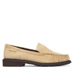Mokasyny LOVE MOSCHINO. Brązowe mokasyny Love Moschino, bez wzorów. Za 1,059.00 zł.