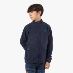 Bluza Polarowa Rozpinana Hiking Junior Swedemount Tromsö. Niebieskie bluzy z kapturem SWEDEMOUNT, bez wzorów, z materiału, bez kaptura, na golfa. Za 149.99 zł.
