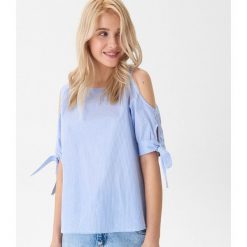 Bluzka typu cold shoulder - Niebieski. Bluzki marki House. Za 59.99 zł.