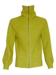 MOSS COPENHAGEN Kardigan "Ellice" w kolorze zielonym rozmiar: XS/S. Zielone swetry Moss Copenhagen, s, bez wzorów, z wełny, bez ramiączek. Za 176.91 zł.