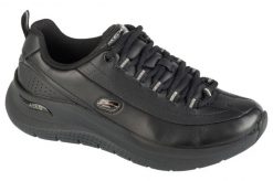 Buty sportowe damskie, Arch Fit 2.0 - Star Bound. Czarne buty treningowe Skechers, bez wzorów, z materiału, przed kostkę, bez zapięcia, trekkingowe. Za 379.99 zł.