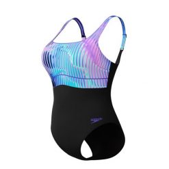 Strój kąpielowy jednoczęściowy damski na basen Speedo Eclipse. Czarne stroje jednoczęściowe Speedo, bez wzorów, sportowe. Za 249.99 zł.