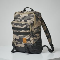 Plecak Tactical 20 l camo. Brązowe plecaki SOLOGNAC, bez wzorów, z materiału, bez dodatków. Za 59.99 zł.