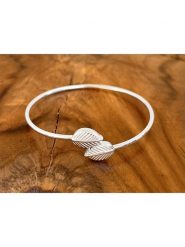 Eclat d'Argent Srebrna bransoletka z elementem ozdobnym rozmiar: onesize. Szare bransoletki Eclat d'Argent, srebrne. Za 152.99 zł.