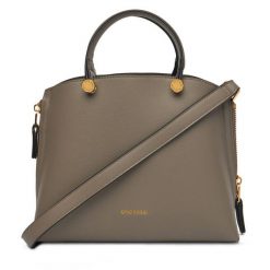 Torebka Gino Rossi. Szare torebki klasyczne Gino Rossi, bez wzorów, klasyczne, bez dodatków. Za 249.99 zł.