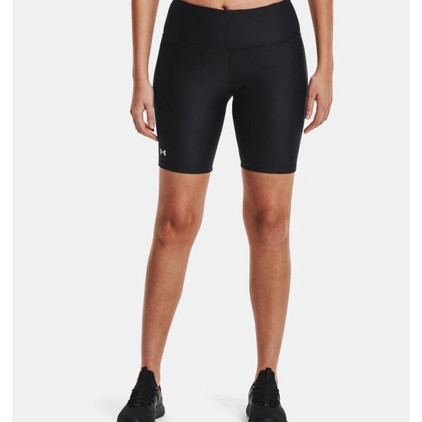 Spodenki fitness damskie Under Armour Compression Armour Bike. Czarne szorty sportowe Under Armour, bez wzorów, na fitness i siłownię. Za 89.99 zł.
