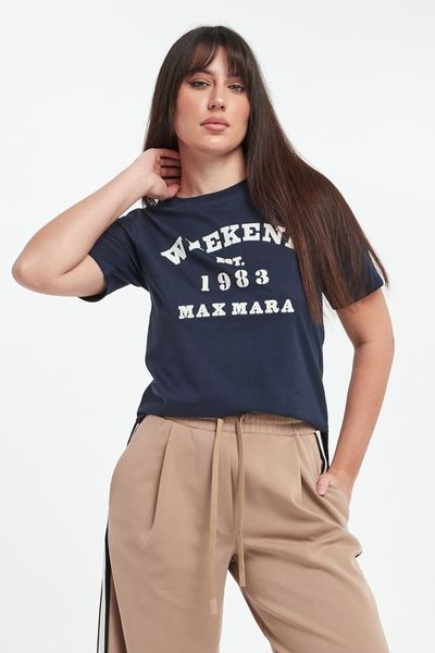 T-shirt damski Tenue WEEKEND MAX MARA. T-shirty Weekend Max Mara, xs, bez wzorów, bez kołnierzyka, bez ramiączek. Za 449.00 zł.