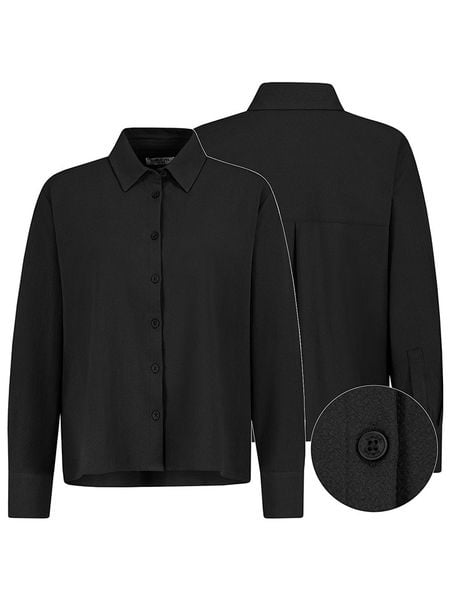 Sublevel Koszula w kolorze czarnym rozmiar: M. Czarne koszule Sublevel, m, bez wzorów, bez kołnierzyka, bez ramiączek. Za 113.36 zł.