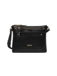 Lasocki Torebka CEO-LSK-M-006-07 Czarny. Czarne listonoszki Lasocki, bez wzorów, z materiału, bez dodatków. Za 159.99 zł.