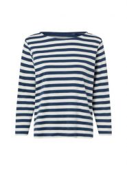 Marie Lund Koszula damska Kobiety Bawełna niebieski|biały w paski, M. Białe koszule Marie Lund, m, bez wzorów, z bawełny, klasyczne, bez kołnierzyka, bez ramiączek. Za 149.95 zł.