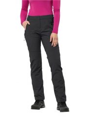 Jack Wolfskin Spodnie funkcyjne "Glastal Winter" w kolorze czarnym rozmiar: 36. Czarne spodnie dresowe Jack Wolfskin, bez wzorów, z materiału, outdoorowe. Za 277.36 zł.