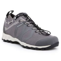 Buty Garmont Agamura Knit Wms W 481036-609 szare. Szare buty trekkingowe z materiału, bez zapięcia. Za 731.28 zł.