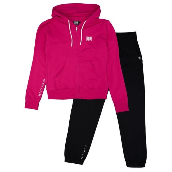 Bluza z kaptur na co dzień na siłownię. Czarne bluzy LEONE 1947 APPAREL, bez wzorów, z bawełny, sportowe, bez ramiączek, bez kaptura. W wyprzedaży za 136.83 zł.