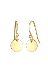 Elli Płytka do zawieszania dla pań Geo Minimal Basic w kolorze srebrnym 925 szt. Kolczyki 1 ct Damski. Szare kolczyki Elli, pozłacane. Za 177.64 zł.