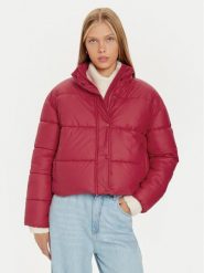 Pepe Jeans Kurtka puchowa Carley PL402453 Czerwony Regular Fit. Czerwone kurtki Pepe Jeans, s, bez wzorów, z jeansu, bez kaptura. Za 399.99 zł.