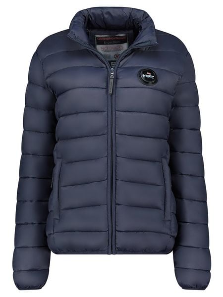 Geographical Norway Kurtka pikowana "Atikahadge" w kolorze granatowym rozmiar: XL. Niebieskie kurtki Geographical Norway, xl, bez wzorów, bez kaptura. Za 109.00 zł.