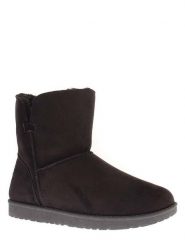 ISLAND BOOT Botki zimowe "Chloe" w kolorze czarnym rozmiar: 37. Czarne botki Island Boot, bez wzorów, z materiału, bez obcasa, bez zapięcia. Za 146.85 zł.