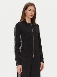 Elisabetta Franchi Kardigan MK-33S-51E2-V420 Czarny Regular Fit. Czarne swetry Elisabetta Franchi, s, bez wzorów, z wiskozy, bez ramiączek. Za 1,729.00 zł.