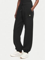 Beverly Hills Polo Club Spodnie dresowe L6609B-HR Czarny Regular Fit. Czarne spodnie dresowe Beverly Hills Polo Club, bez wzorów, z bawełny. Za 237.99 zł.