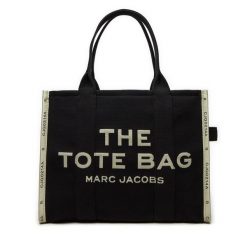 Torebka Marc Jacobs. Czarne shopper bag Marc Jacobs, bez wzorów, bez dodatków. Za 1,469.00 zł.