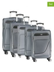 Geographical Norway 5-częściowy zestaw "Show" w kolorze szarym rozmiar: onesize. Szare walizki Geographical Norway. Za 608.99 zł.