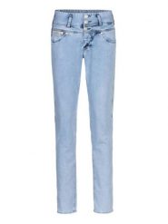 Herrlicher Dżinsy "Raya" - Slim fit - w kolorze błękitnym rozmiar: W32/L30. Niebieskie jeansy Herrlicher, l, bez wzorów, klasyczne. Za 176.08 zł.