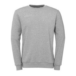 Bluza Uhlsport Essential. Szare bluzy bez kaptura Uhlsport, bez wzorów, prążkowane, bez kaptura, do piłki nożnej. Za 215.50 zł.